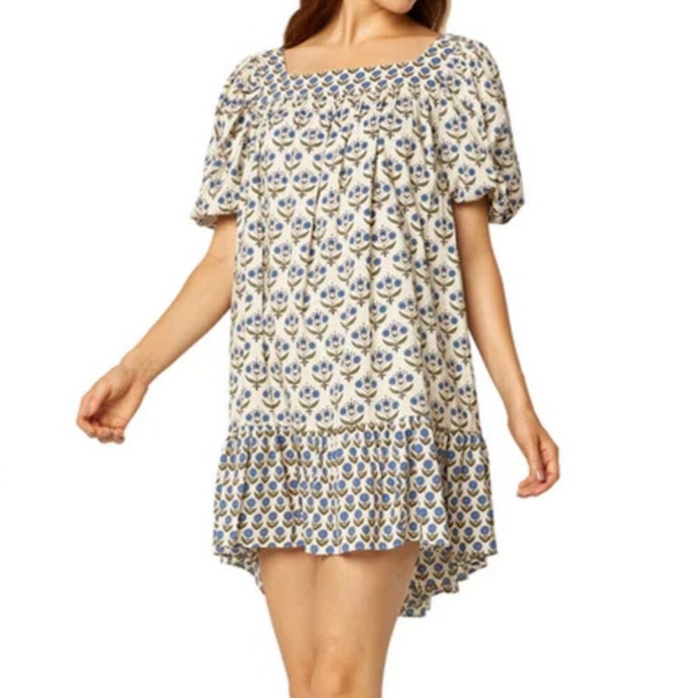 Misa Los Angeles Georgia Mini Dress Floral Print Boho Indie Anthropologie NWT